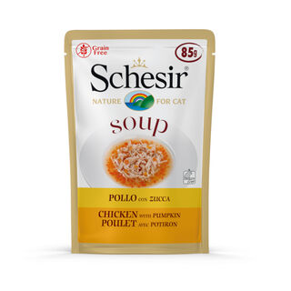 Schesir Soup Frango e Abóbora para gatos