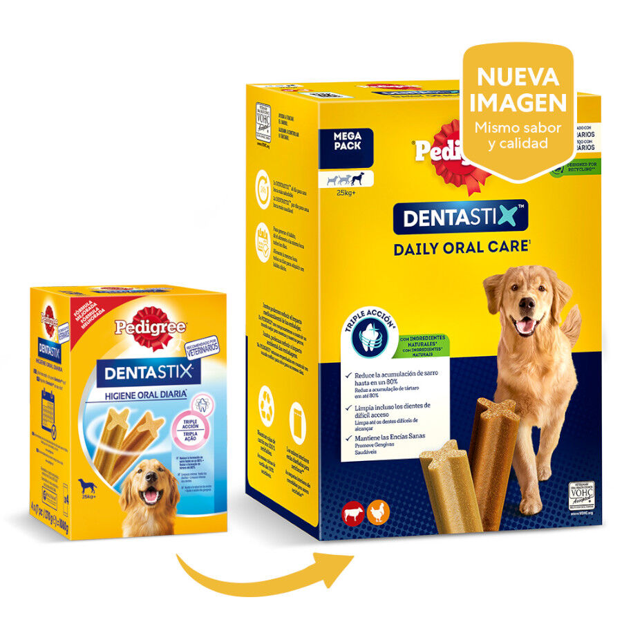 56 sticks Pedigree Dentastix Snacks Dent&aacute;rios para c&atilde;es de porte grande, , large Imagem n&uacute;mero 2