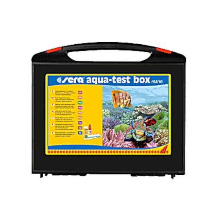 Sera AquaTest Box Marin set de test para acuarios Imagem número 1 Sera AquaTest Box Marin set de test para acuarios Imagem número 1