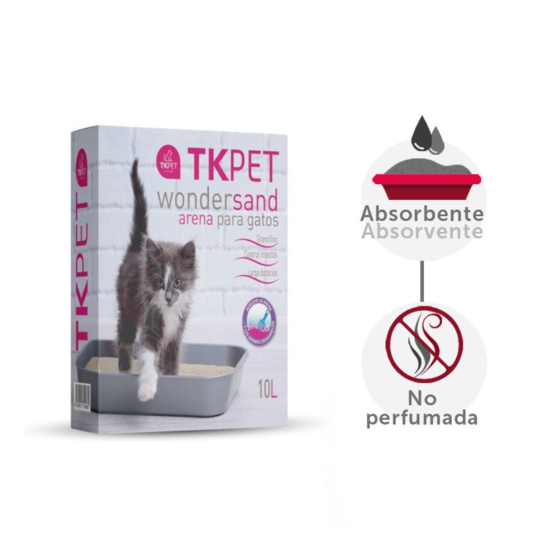 TK-Pet Litter Wondersand arena para gatos natural image number null