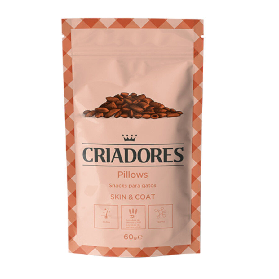 60 g Snack Criadores Skine Coat para melhorar a pele e o pelo do seu gato, , large Imagem n&uacute;mero 1