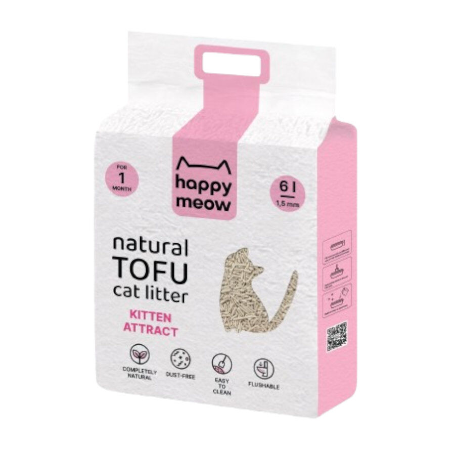 Happy Meow Kitten Attract Areia de Tofu para gatos, , large Imagem n&uacute;mero 2