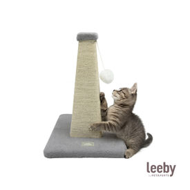 Leeby Katya pirâmide arranhadora com brinquedo para gatinhos