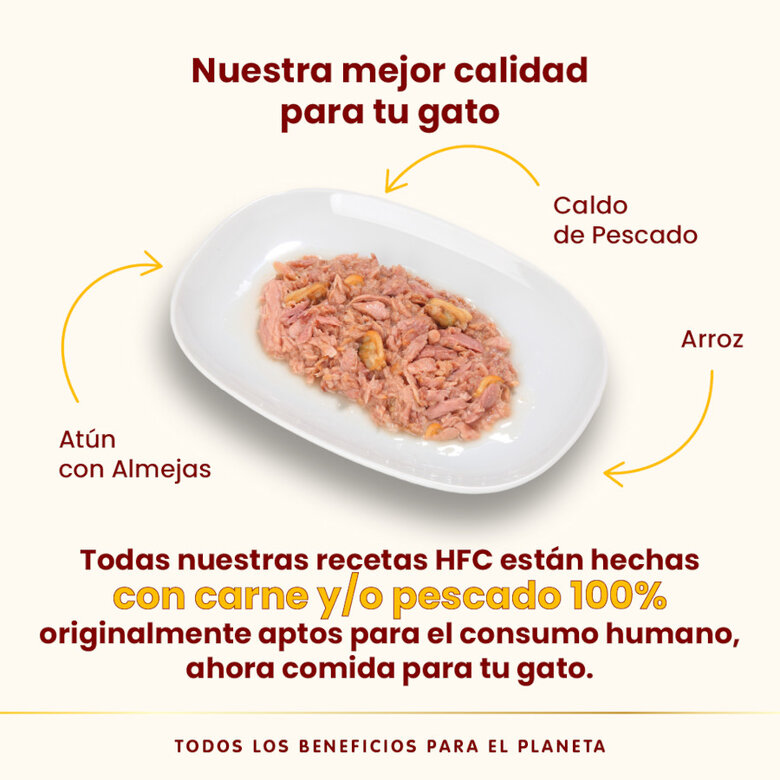 70 g Almo Nature HFC Natural Atum e Amêijoas lata para gatos,  Imagem número 3 70 g Almo Nature HFC Natural Atum e Amêijoas lata para gatos, , large Imagem número 3