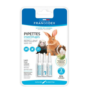 Francodex Pipetas Antiparasitas para roedores