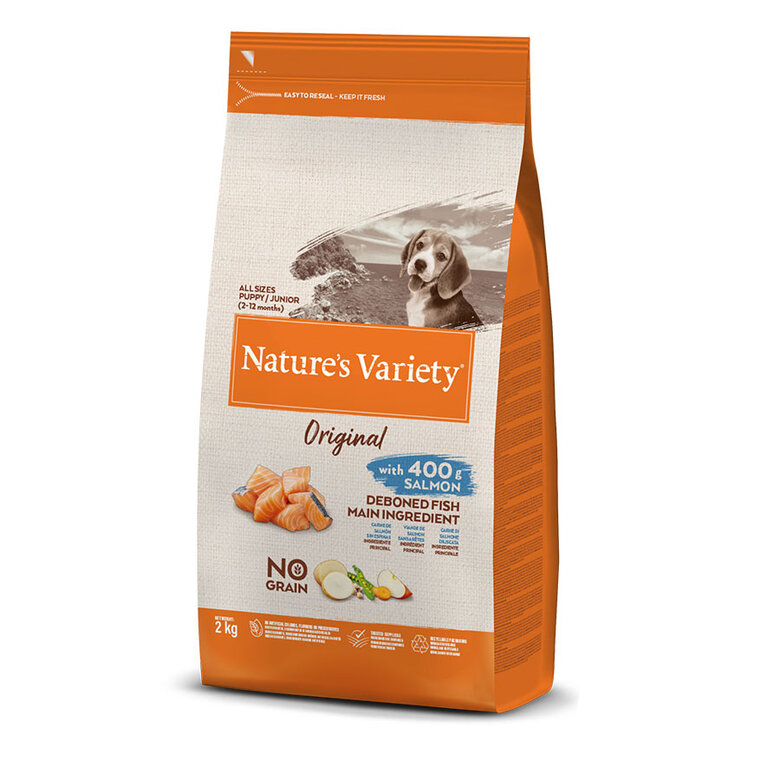Nature's Variety Original Junior Salmão para cães, , large image number null