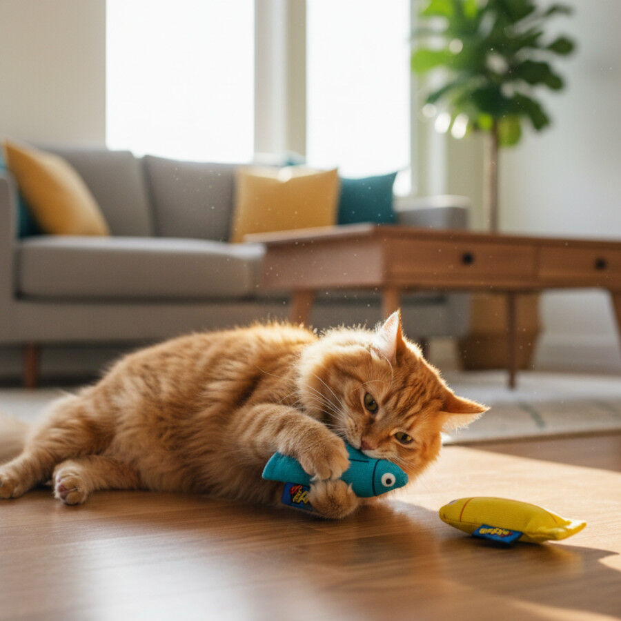 BAM! Peluche Peixe com catnip para gatos, , large Imagem n&uacute;mero 1