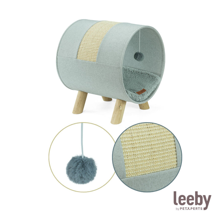 Leeby Saffira cama com arranhador e brinquedo para gatos, , large Imagem n&uacute;mero 5