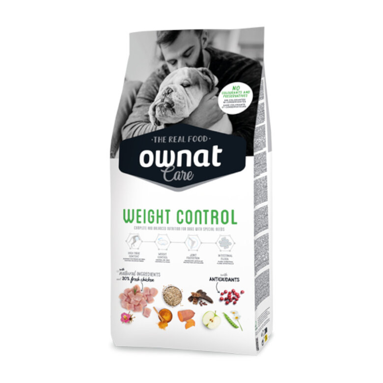Ownat Care Weight Control Ração de frango para cães,  Imagem número 1 Ownat Care Weight Control Ração de frango para cães, , large Imagem número 1