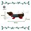 Wonder Christmas C&atilde;o Salsicha XL Peluche para c&atilde;es, , large Indicador imagem n&uacute;mero 3