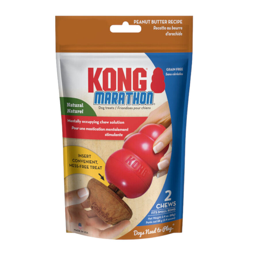 M Kong snacks Marathon 2-PK de Manteiga de Amendoim para c&atilde;es, , large Imagem n&uacute;mero 1