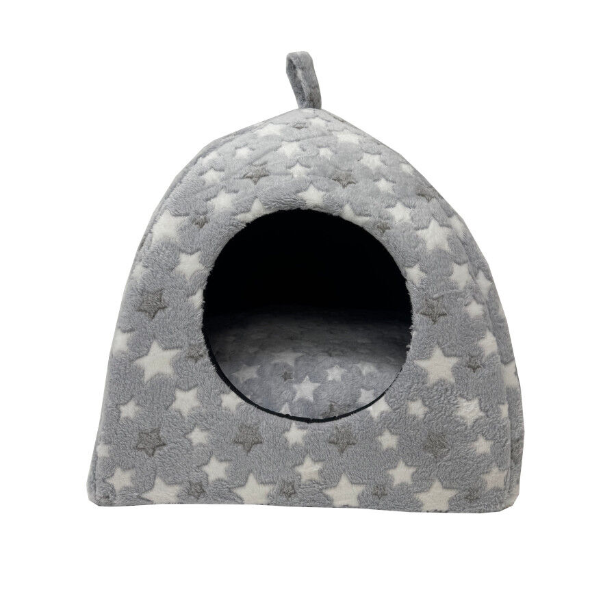 Leeby Cama igl&uacute; estrela cinzenta para gatos, , large Imagem n&uacute;mero 2