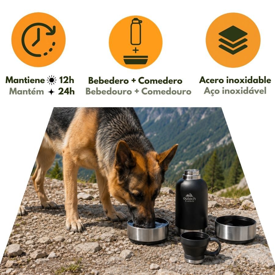 Outech X-perience Bebedouro Port&aacute;til para c&atilde;es, , large Imagem n&uacute;mero 5