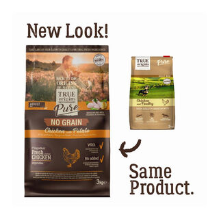 True Origins Pure Mini Adult Frango ração para cães