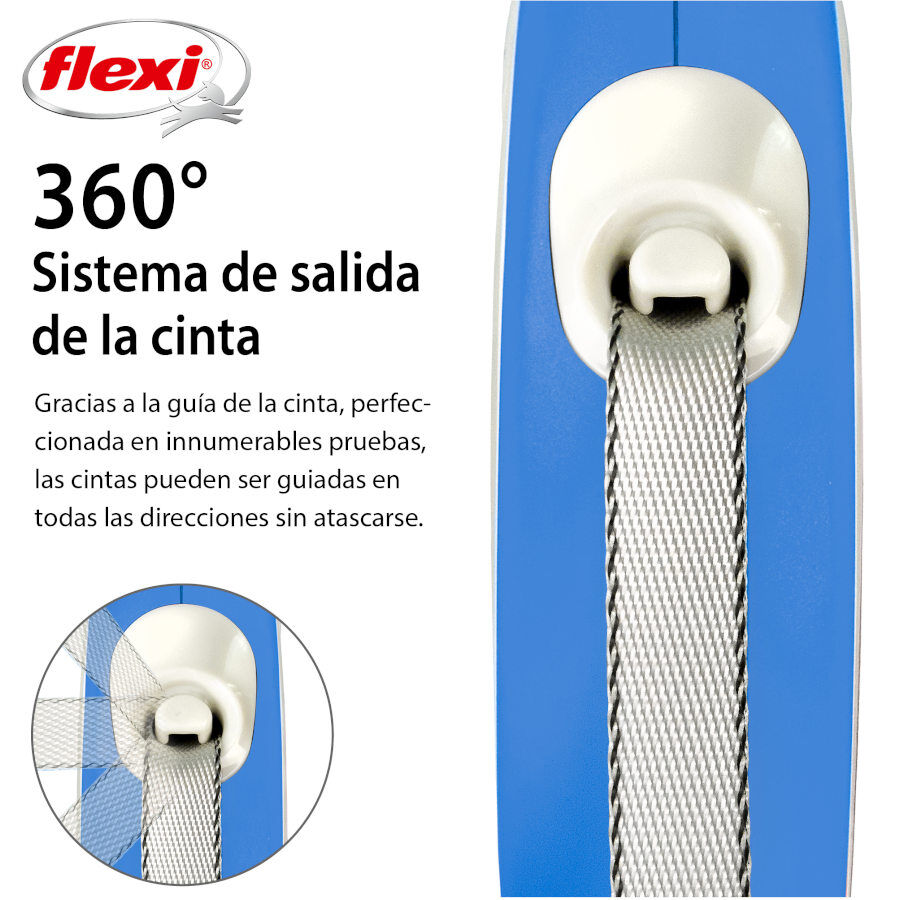 Flexi Correia New Comfort Trela extens&iacute;vel azul escura para c&atilde;es, , large Imagem n&uacute;mero 2