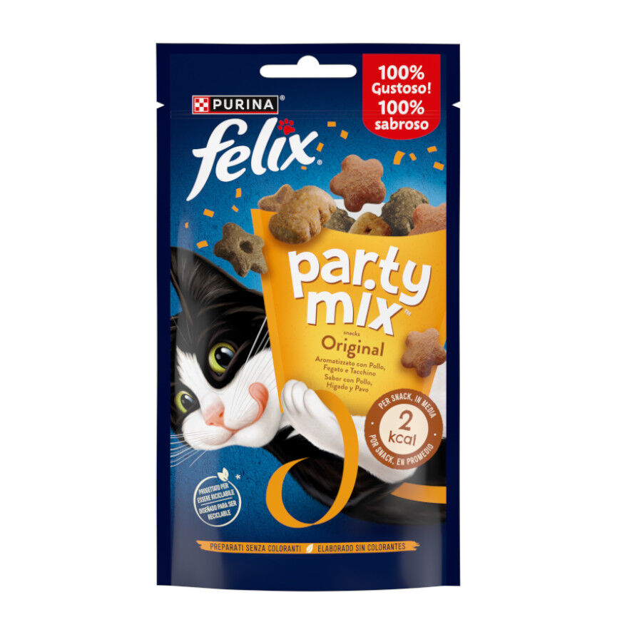 60 g Felix Biscoitos Party Mix para gatos, , large Imagem n&uacute;mero 1
