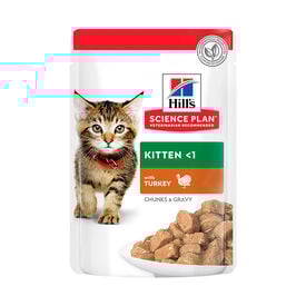 Hill's Science Plan Kitten Peru em Molho saqueta para gatos