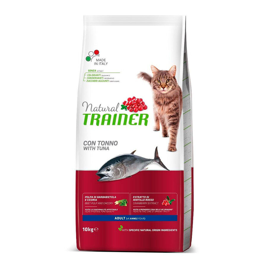 10 kg Natural Trainer Adult Atum ra&ccedil;&atilde;o para gatos , , large Imagem n&uacute;mero 1