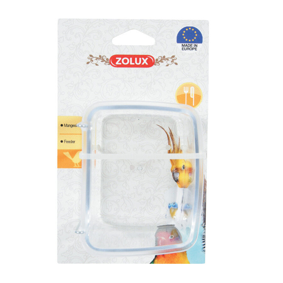 Zolux Comedouro Transparente para p&aacute;ssaros, , large Imagem n&uacute;mero 2