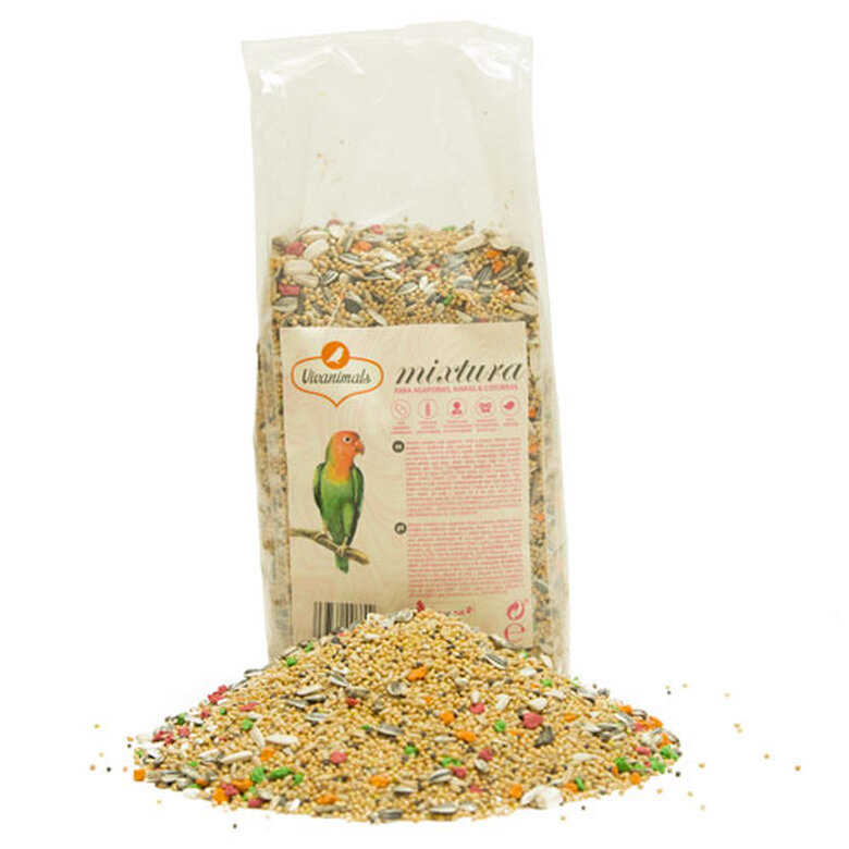 pienso_agapornis_ninfas_cotorras_vivanimals_VAS34333_M Imagem número 1 Vivanimals pienso para pájaros exóticos Imagem número 1
