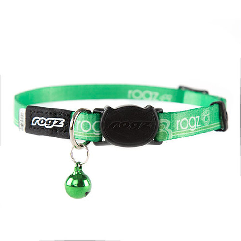 Rogz Kiddycat collar para gato verde image number null