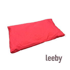 Leeby Almofada vermelha waterproof para cães