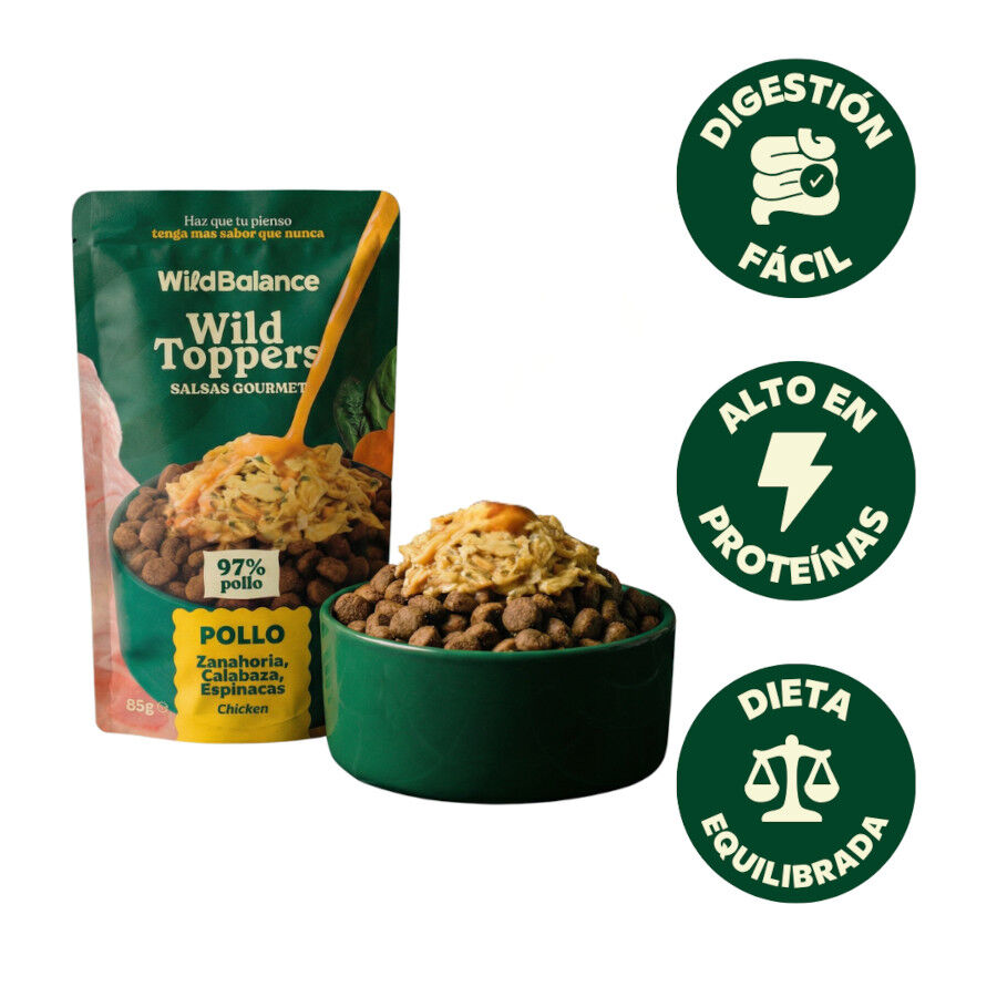 85 g Wild Balance Toppers Pollo salsa para perros, , large Imagem n&uacute;mero 2