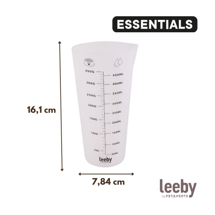 Leeby Copo Medidor Transparente para c&atilde;es e gatos, , large Imagem n&uacute;mero 4