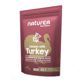 Naturea Frango e Peru sobre para cães