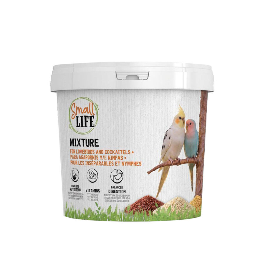 3.7 kg Small Life Mixtura Cubos para agapornis e caturras, , large Imagem n&uacute;mero 2