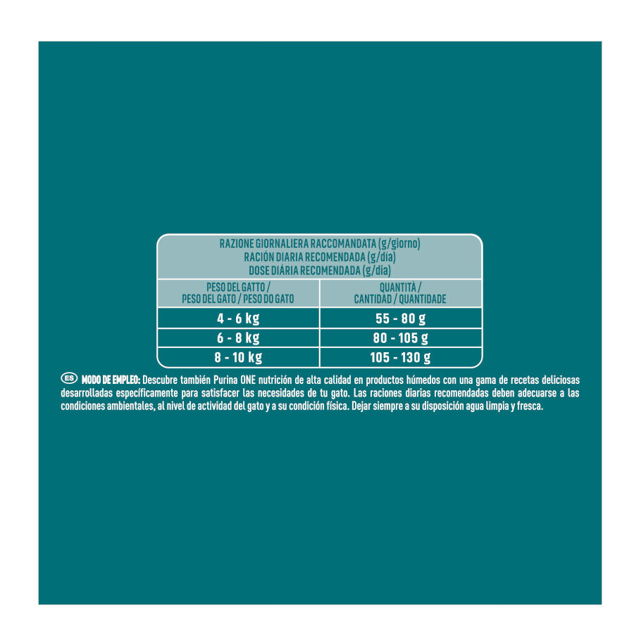 2.8 kg Purina One Adult Bifensis Esterilizado Salm&atilde;o ra&ccedil;&atilde;o para gatos, , large Imagem n&uacute;mero 3