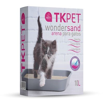 TK-Pet Litter Wondersand Areia Natural para gatos