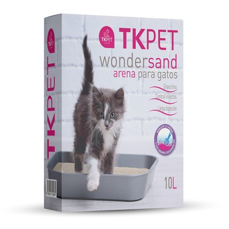 10 L TK-Pet Litter Wondersand Areia Natural para gatos,  Imagem número 1 10 L TK-Pet Litter Wondersand Areia Natural para gatos, , large Imagem número 1