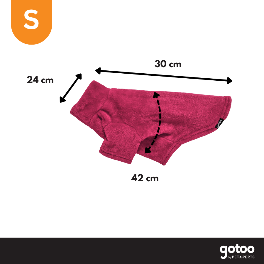 Gotoo Camisola Polar Vermelha para gatos, , large Imagem n&uacute;mero 4