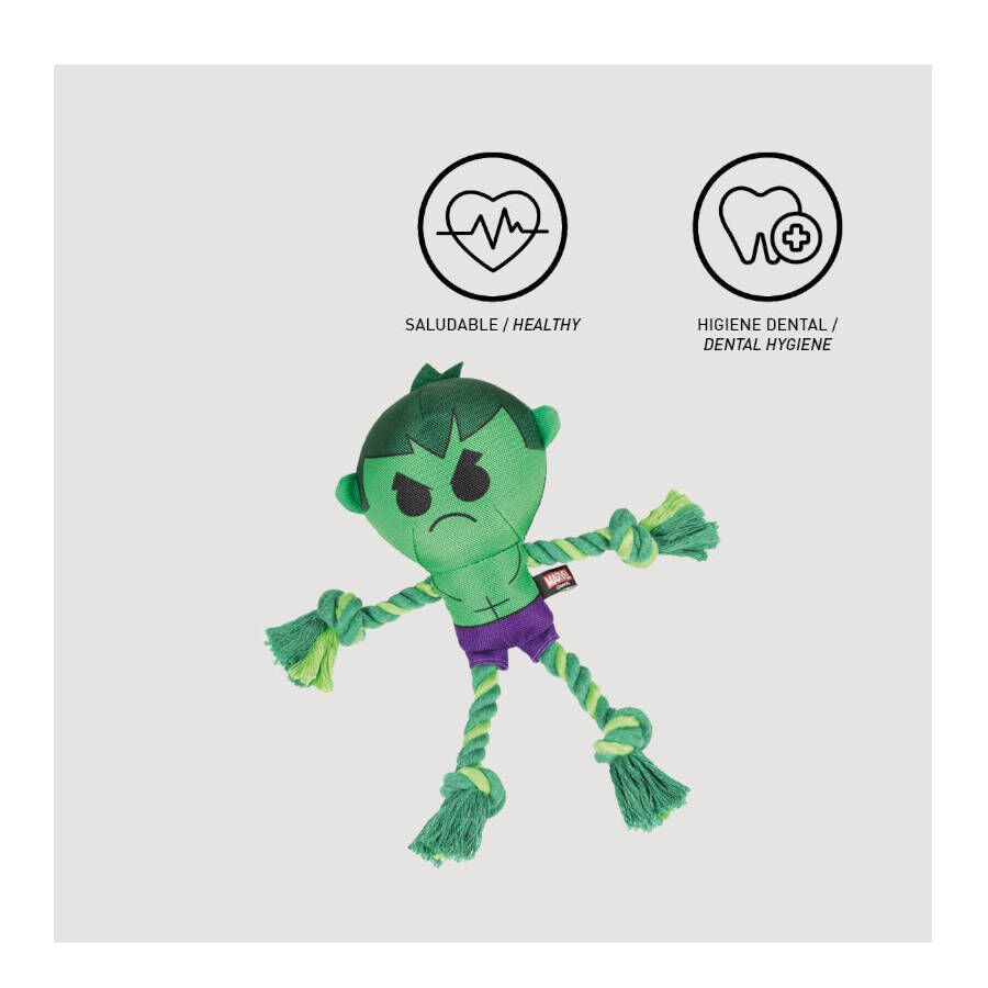Disney Marvel Hulk de Peluche com Corda para c&atilde;es, , large Imagem n&uacute;mero 3