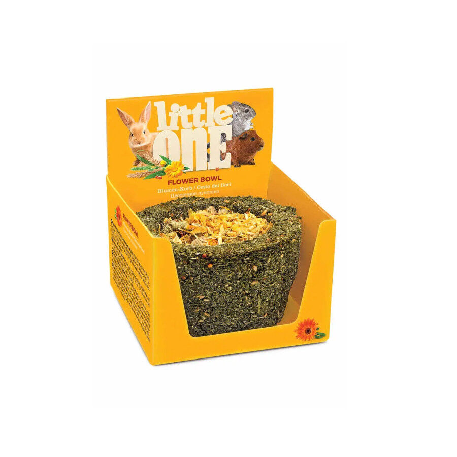 120 g Little One Ta&ccedil;a de Flores Snacks para roedores, , large Imagem n&uacute;mero 1