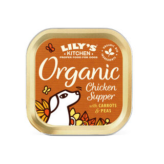 Lilys Kitchen Organic frango terrina para cães, Lilys Kitchen Organic frango terrina para cães
