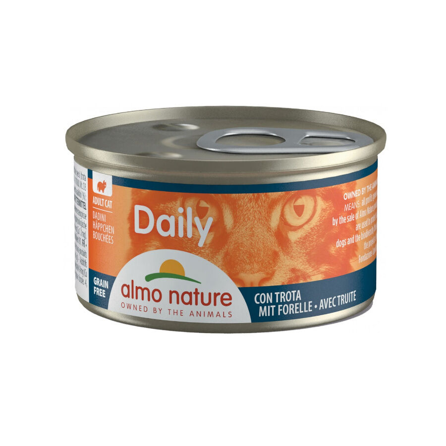 85 g Almo Nature Daily Truta lata para gatos, , large Imagem n&uacute;mero 1