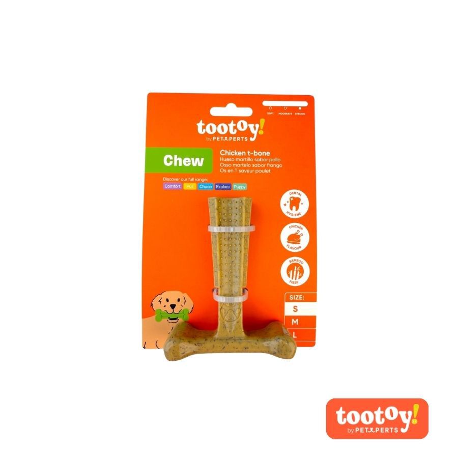 Tootoy! Chew Mordedor Osso em T com Sabor a Frango para c&atilde;es, , large Imagem n&uacute;mero 6