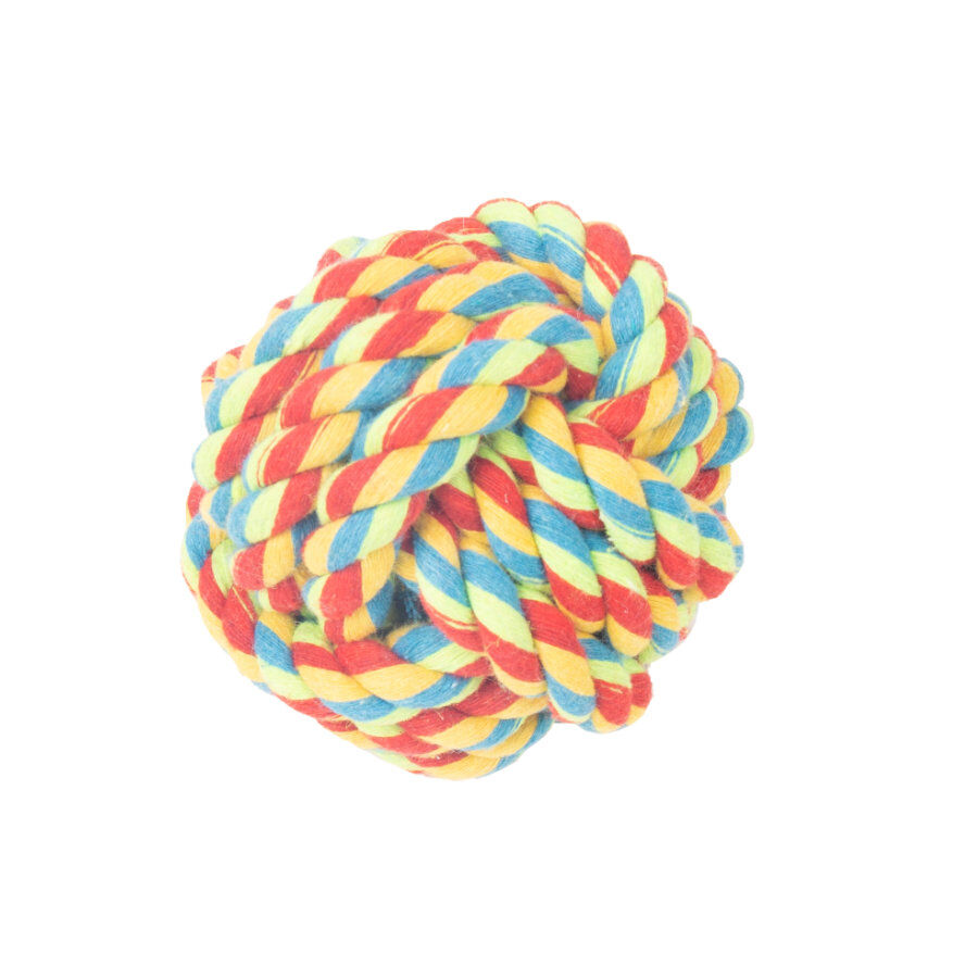 Tootoy! Pull Rope Ball Multicolor bola com corda para c&atilde;es, , large Imagem n&uacute;mero 1