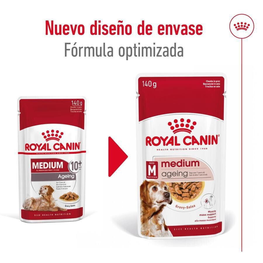 140 g Royal Canin Medium Ageing saquetas em molho para c&atilde;es , , large Imagem n&uacute;mero 2