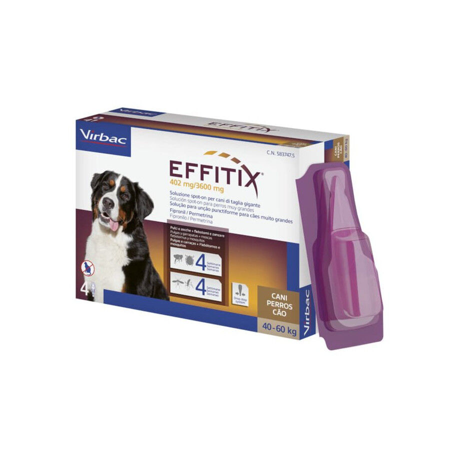 Virbac Effitix Pipetas Antiparasit&aacute;rias para c&atilde;es, , large Imagem n&uacute;mero 2