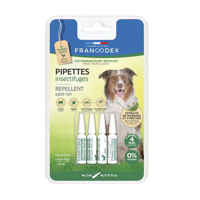 Francodex Large Pipetas Antiparasitárias para cães