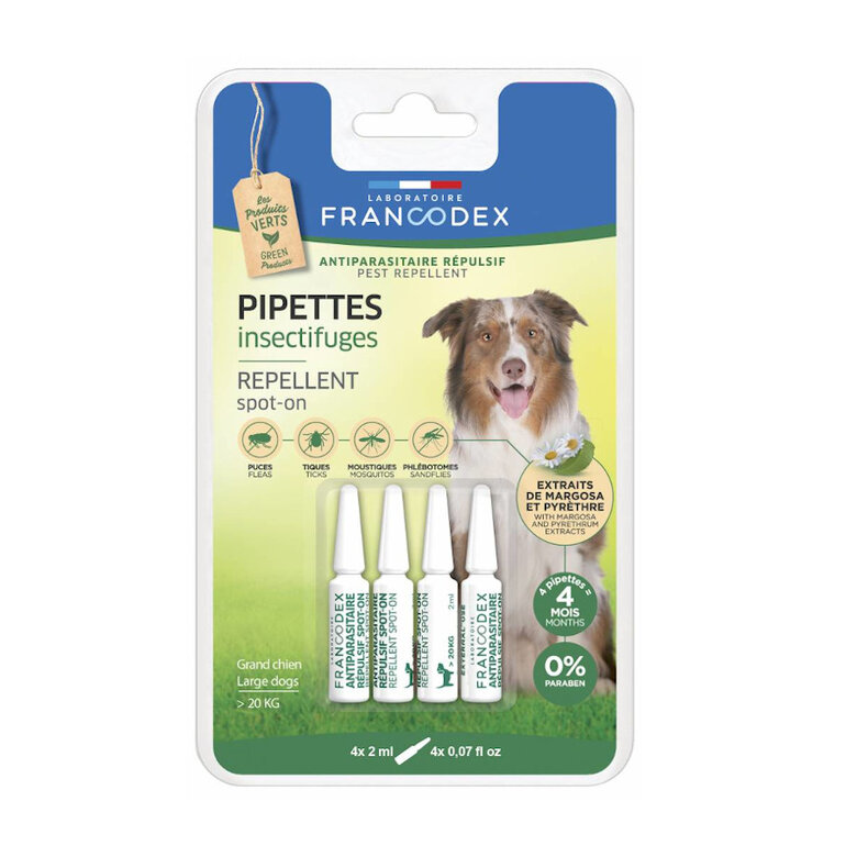 Francodex Large Pipetas Antiparasitárias para cães, , large image number null