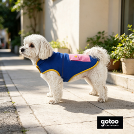 Gotoo Casaco Azul com Bolso para c&atilde;es
