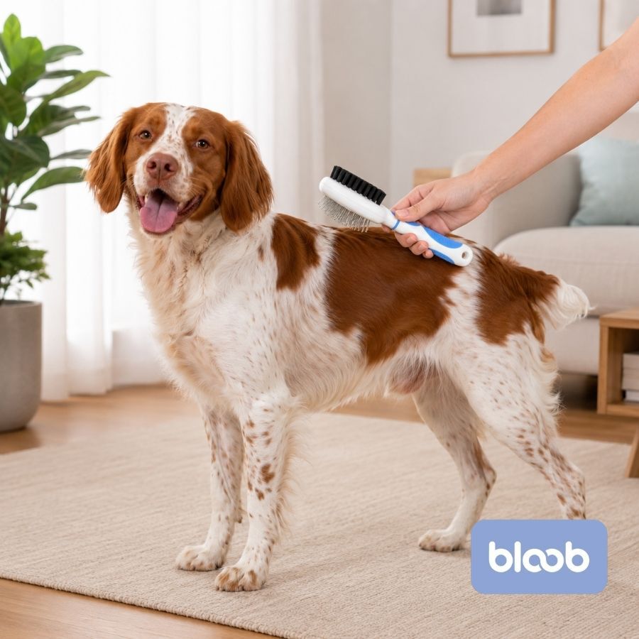 Bloob Escova cardadeira e de cerdas para c&atilde;es, , large Imagem n&uacute;mero 2