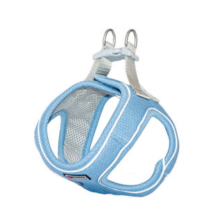 Freedog Shiva Peitoral Refletor azul celeste para cães