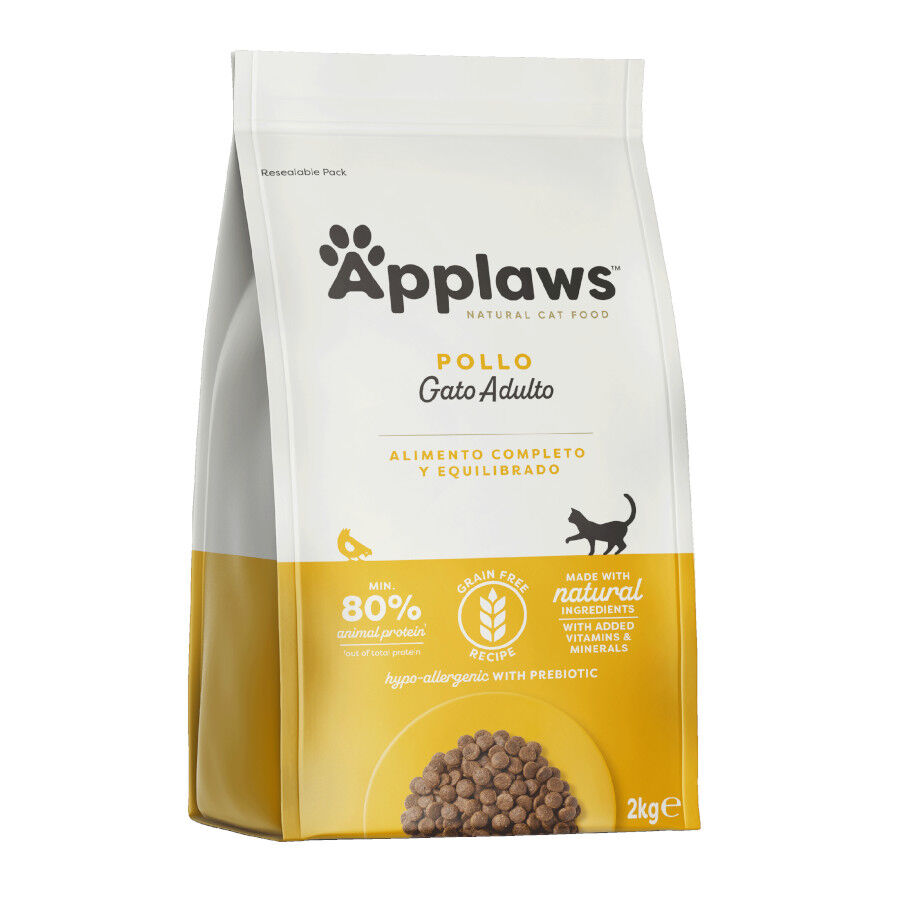 2 kg Applaws Adult Grain Free Frango ra&ccedil;&atilde;o para gatos, , large Imagem n&uacute;mero 1