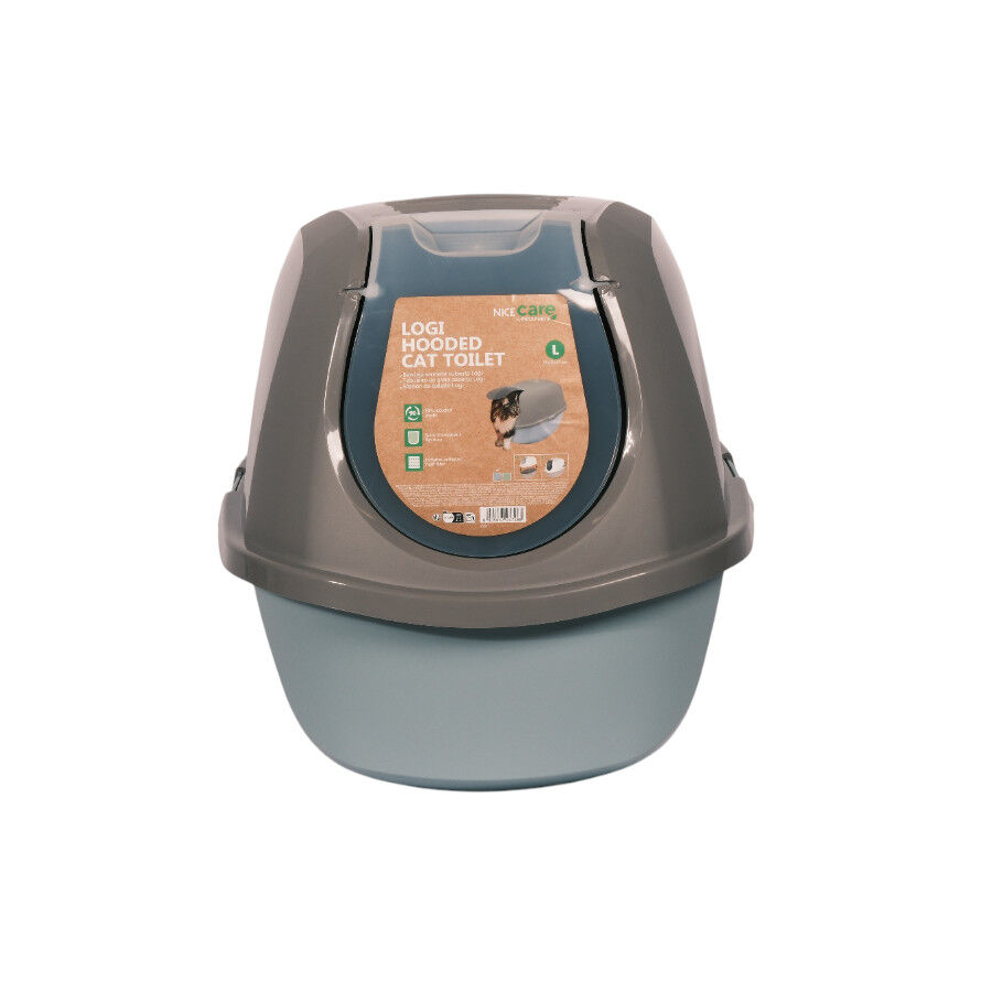 Nice Care Eco Caixa de areia Smart azul e verde para gatos, , large Imagem n&uacute;mero 4