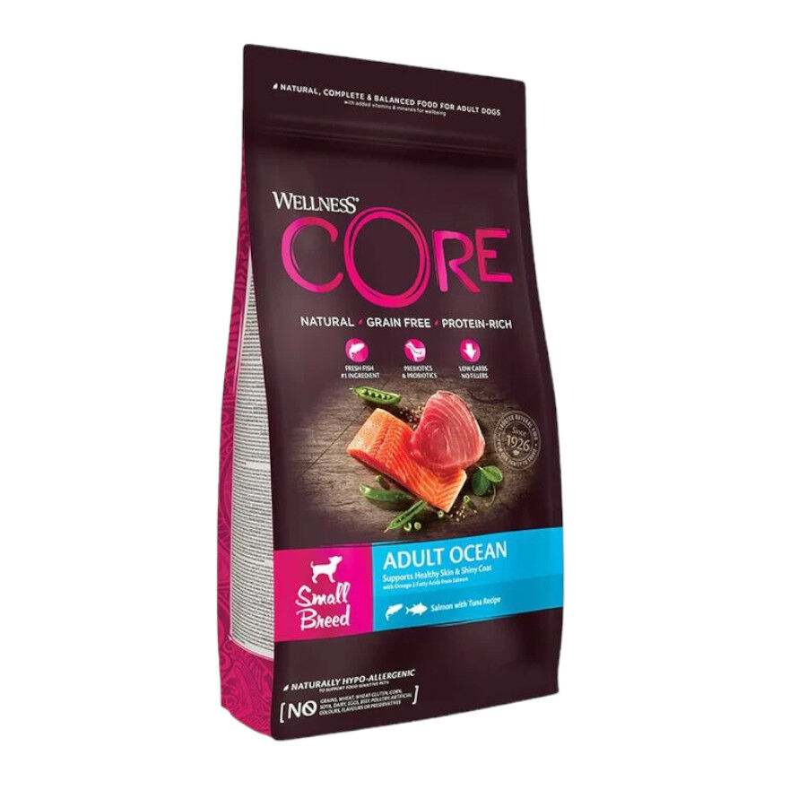 5 kg Wellness Core Adult Small Ocean Salm&atilde;o e Atum ra&ccedil;&atilde;o para c&atilde;es , , large Imagem n&uacute;mero 1